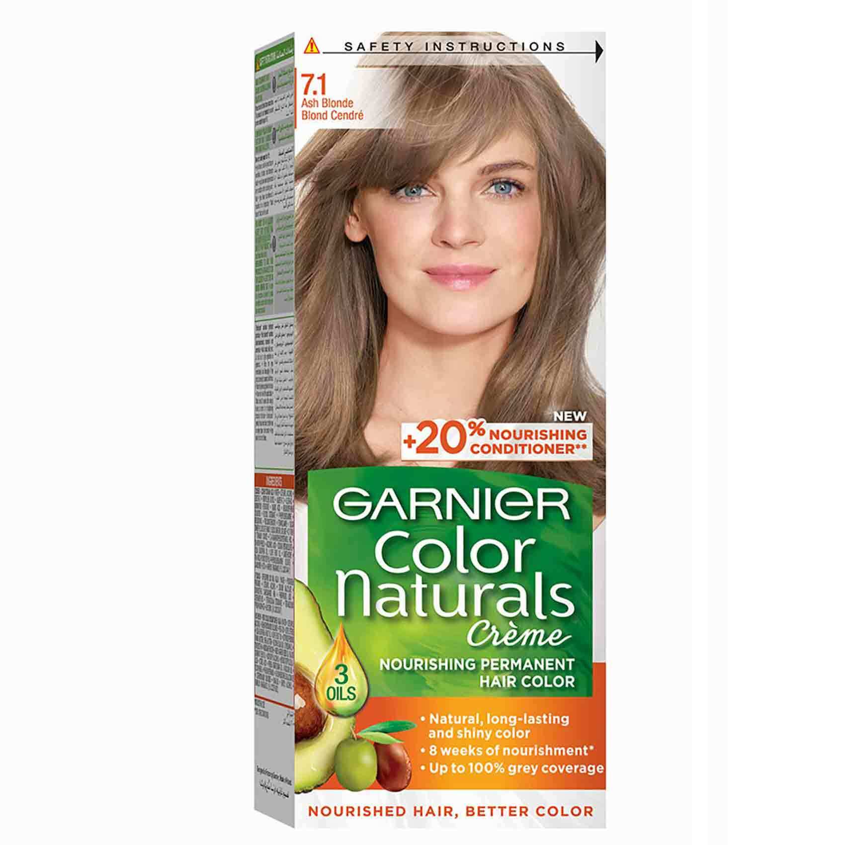 GARNIER COLOR NATURALS ASH BLONDE 7.1