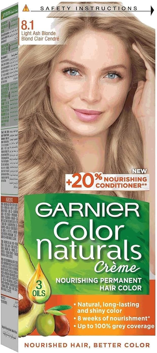 GARNIER COLOR NATURALS LIGHT ASH BLONDE #8.1