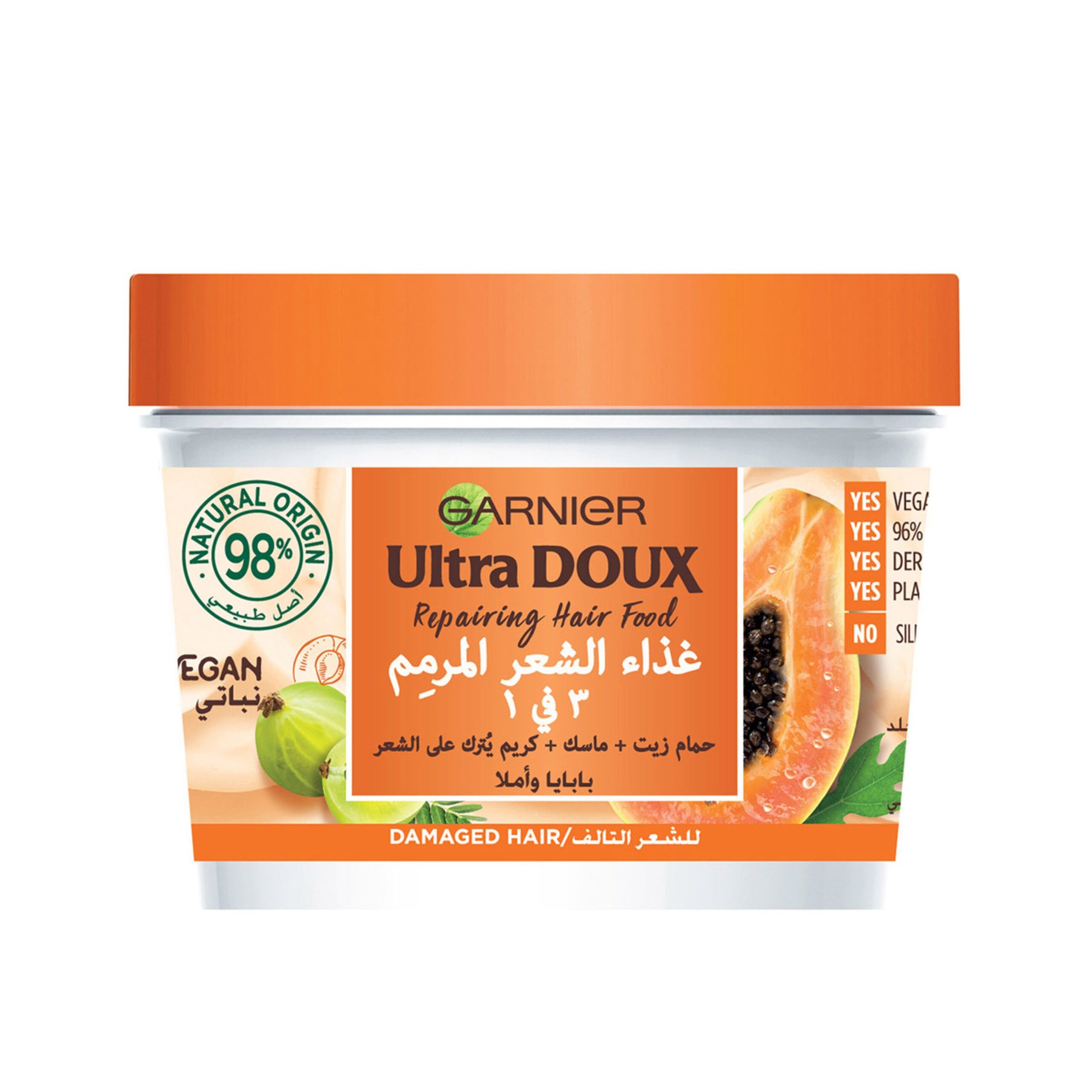 GARNIER ULTRA DUOX HAIR FOOD PAPPAYA 390ML