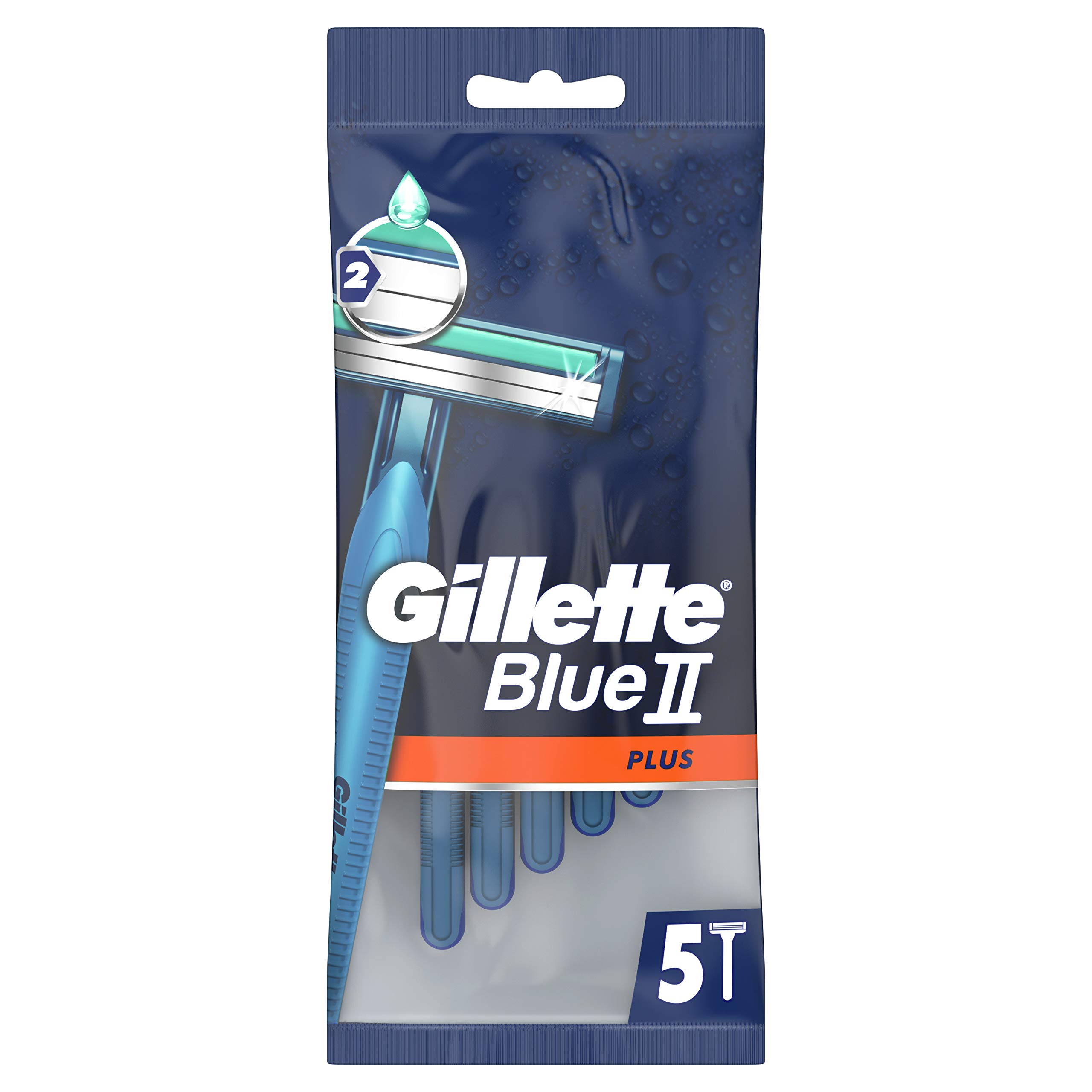 GILLETTE RAZOR BLUE2 PLUS 5S 1 GILLETTE RAZOR BLUE2 PLUS 5S