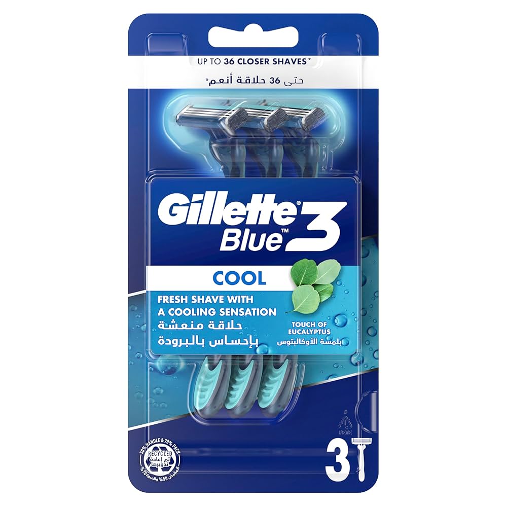 GILLETTE RAZOR BLUE3 COOL 3S