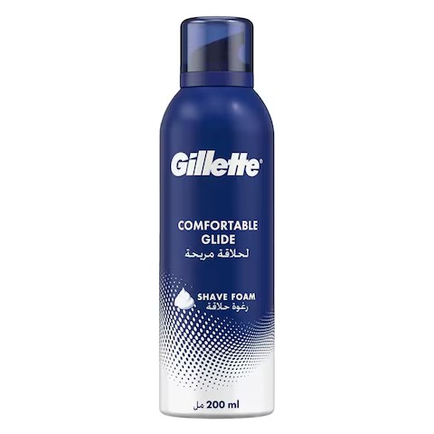 GILLETTE SHAVE FOAM COMFORTABLE GLIDE 200ML