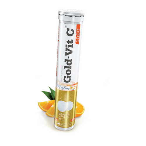 GOLD-VIT C 1000MG CAPSULES ORANGE FLVR 20S