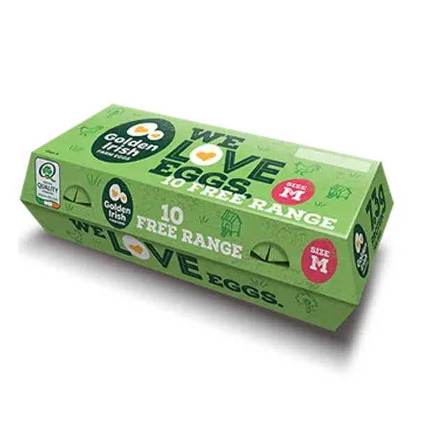 GOLDEN IRISH FREE-RANGE EGGS 10S