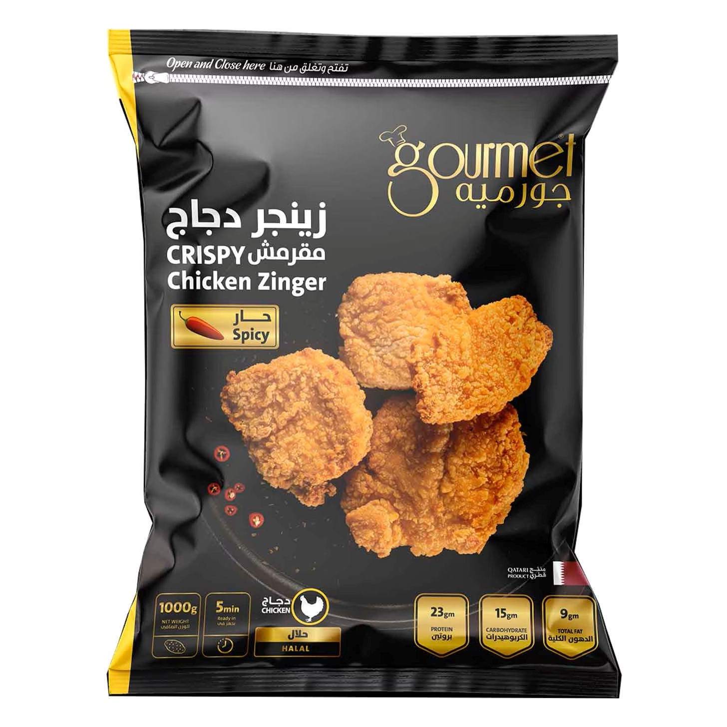 GOURMET CHICKEN ZINGER SPICY 1KG