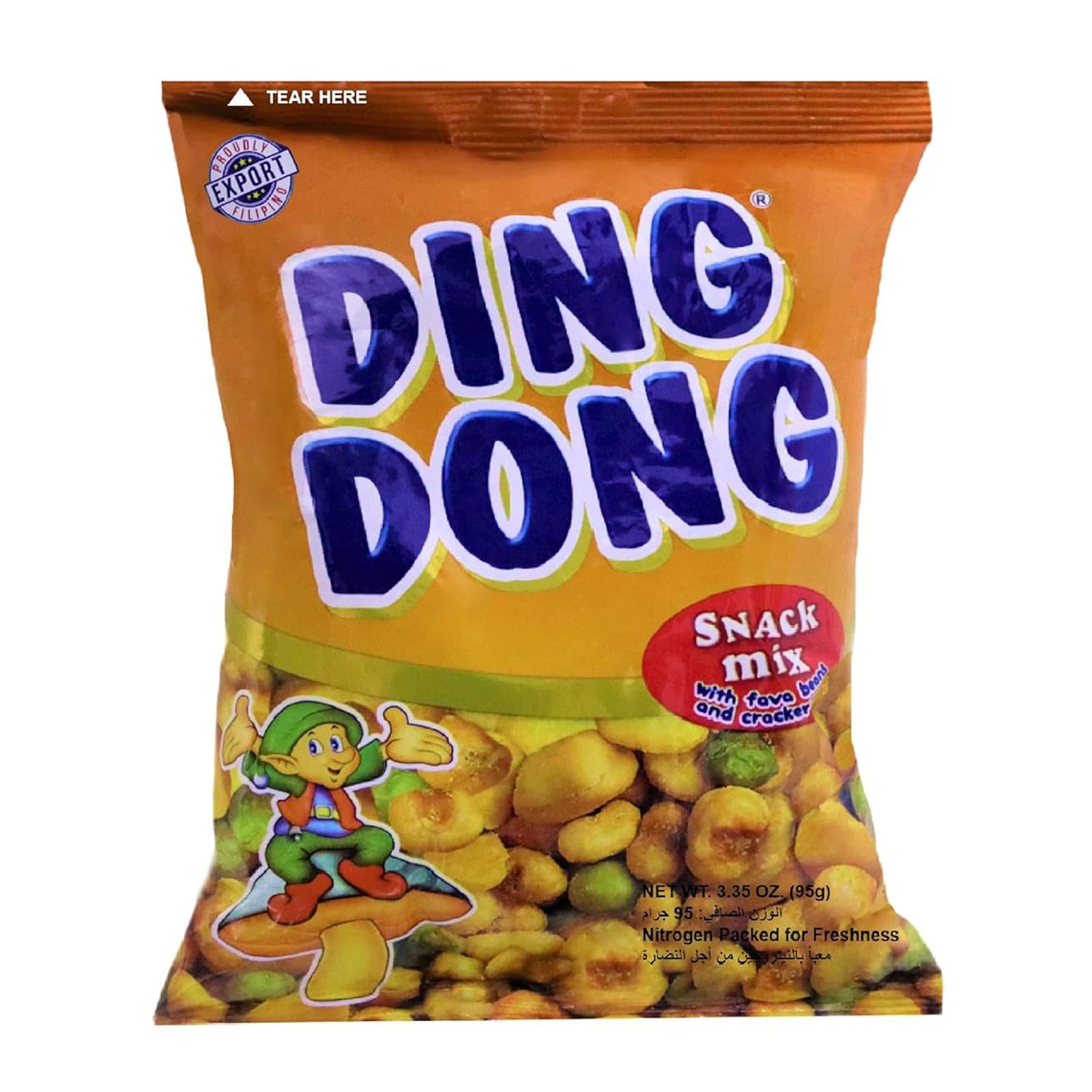 DING DONG SNACK MIX WITH NUTS 95G