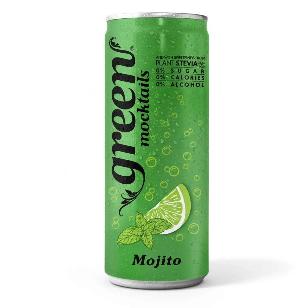 GREEN MOJITO CAN 330ML 1 GREEN MOJITO CAN 330ML