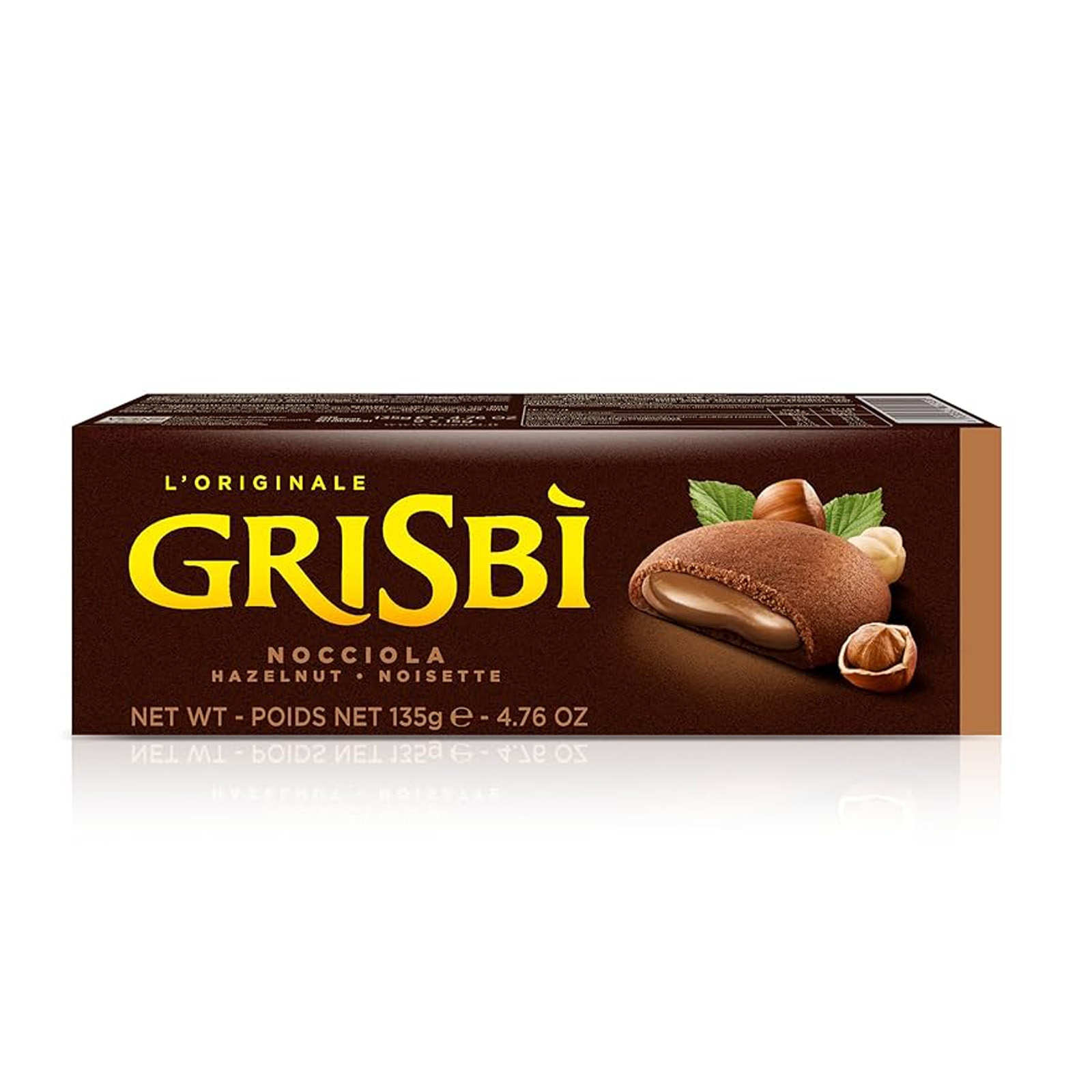 GRISBI BISCUIT HAZELNUT CREAM 135GM