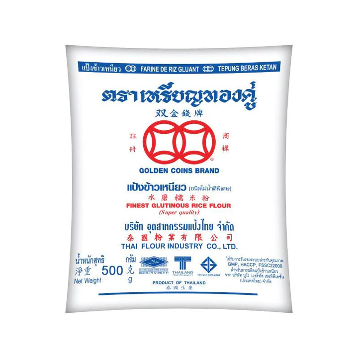 GOLDEN COINS GLUTINOUS RICE FLOUR 500G