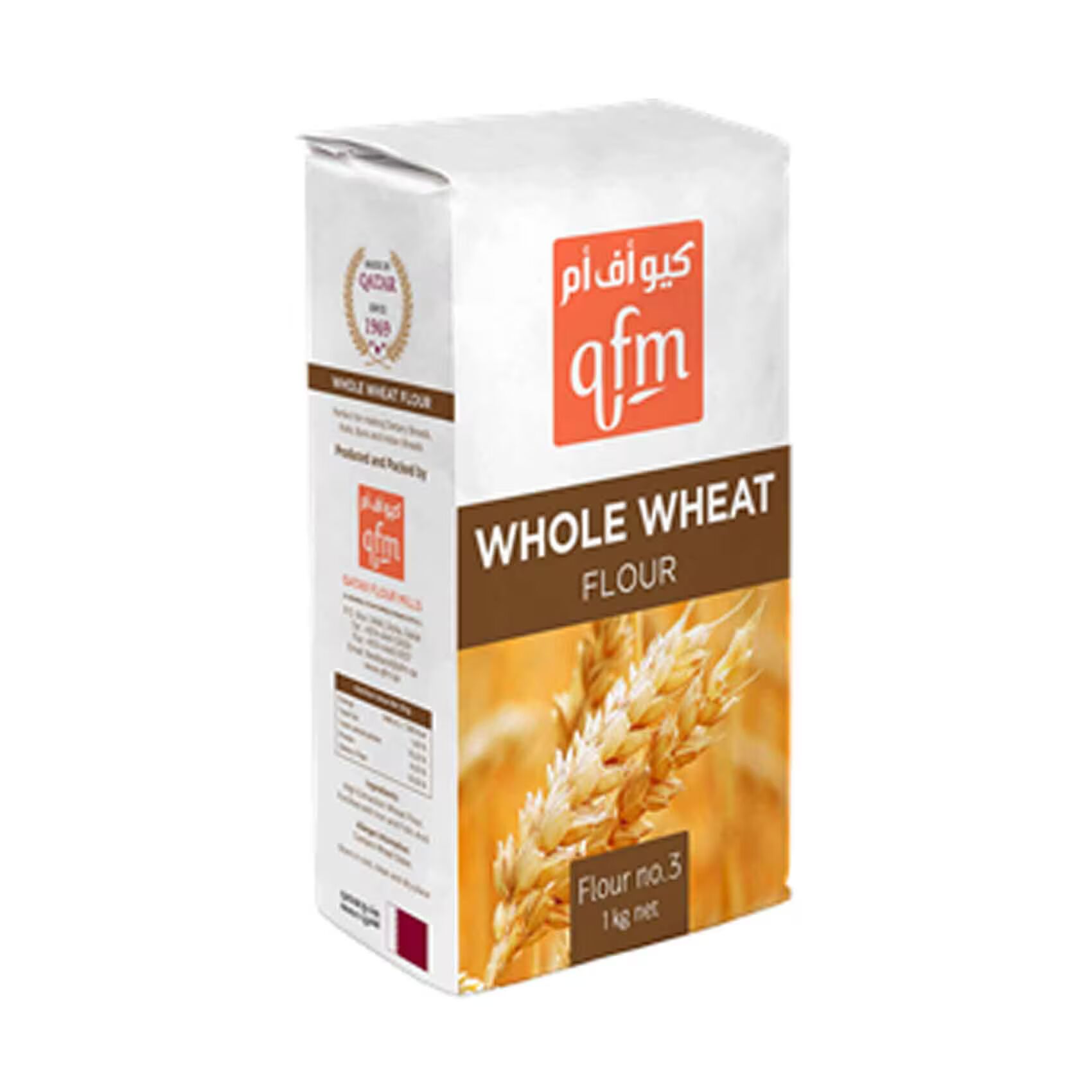 QFM WHOLE WHEAT FLOUR NO.3 1KG