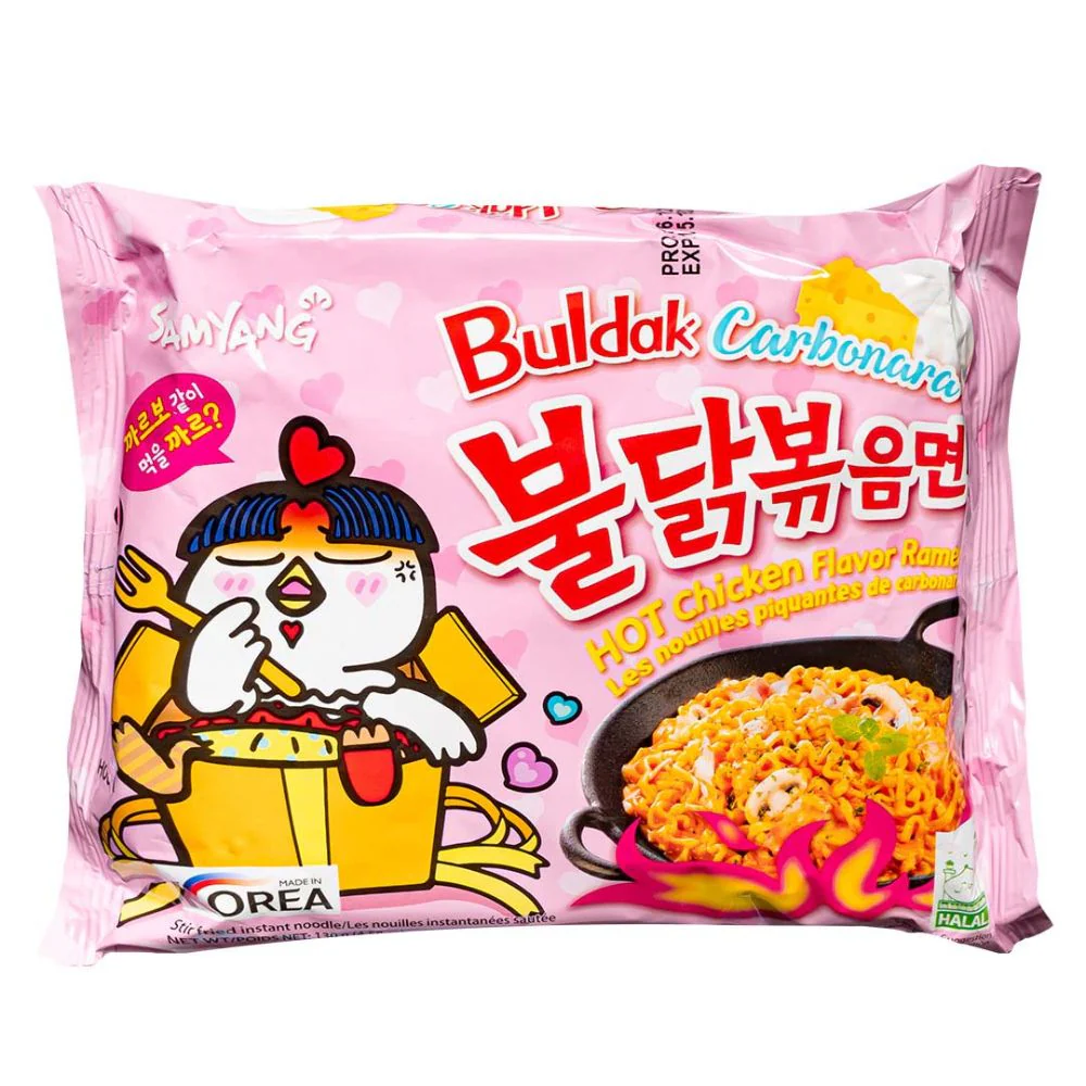 BULDAK RAMEN NOODLES CARBONARA 130G