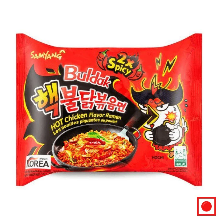 BULDAK RAMEN NOODLES HOT CHICKEN SPICY 140G