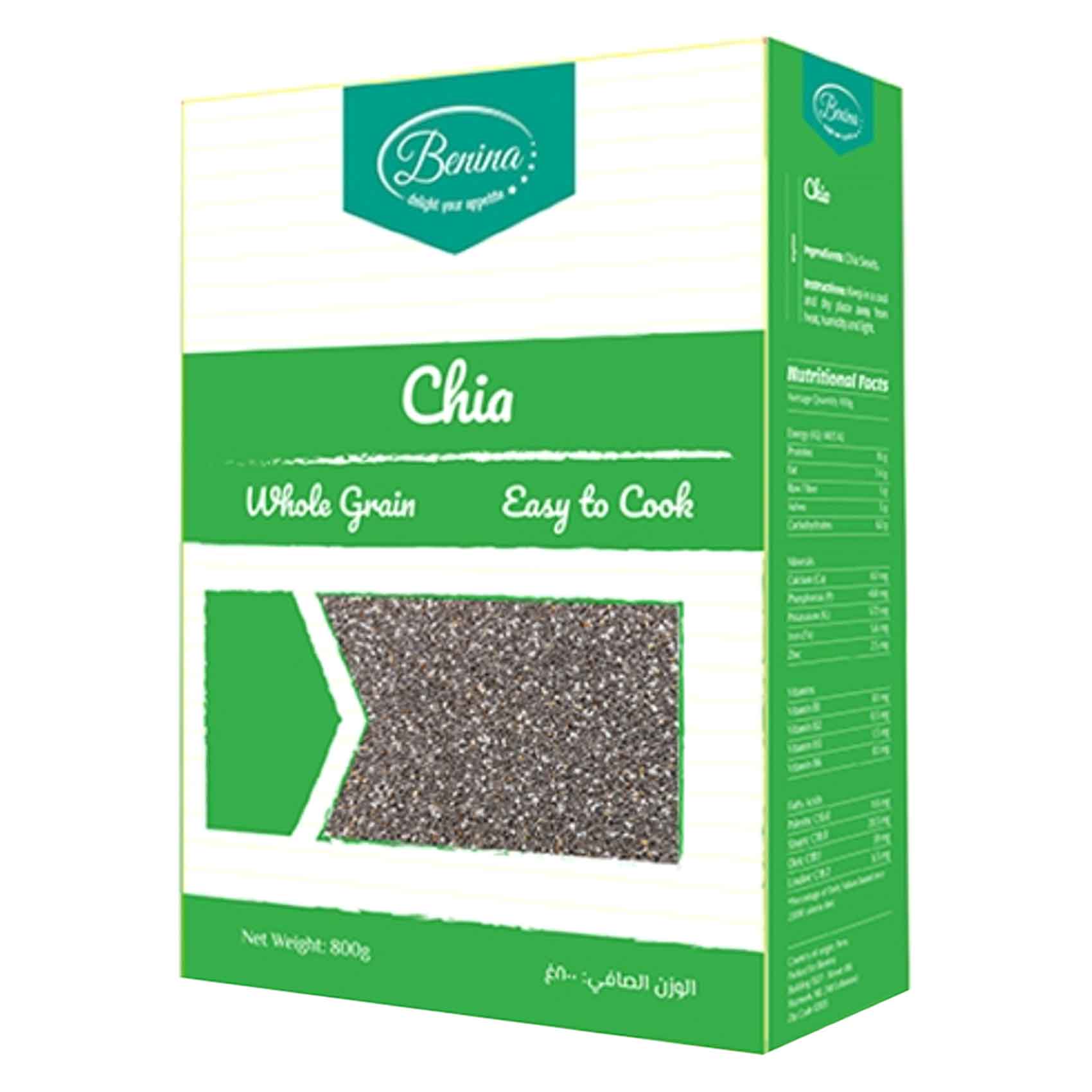 BENINA CHIA SEEDS 800G