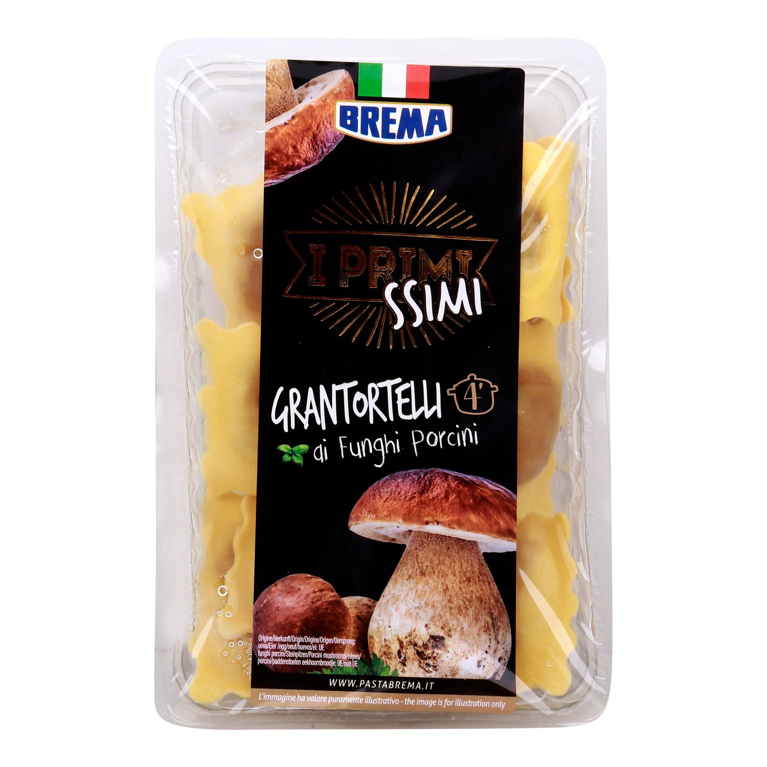 BREMA GRANTORTELLI WITH PORCINI MUSHROOMS 250G