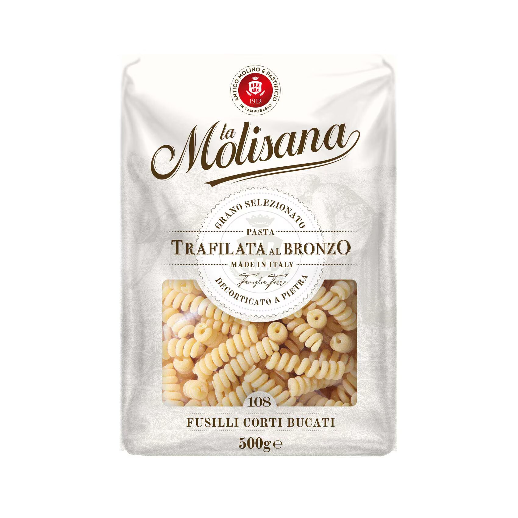 LA MOLISANA FUSILLI CORTI BUCATI PASTA NO.108 500G