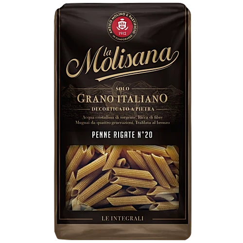 LA MOLISANA INTEGRALE PENNE RIGATE PASTA NO.20 500G