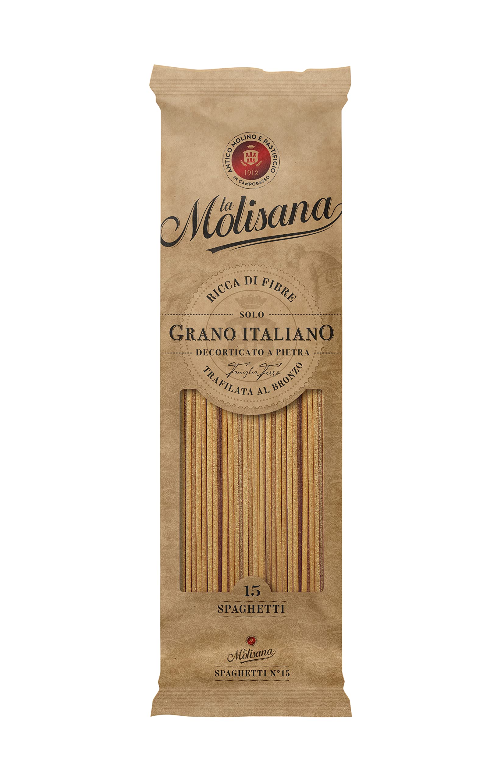 LA MOLISANA INTEGRALE SPAGHETTI BROWN NO.15 500G