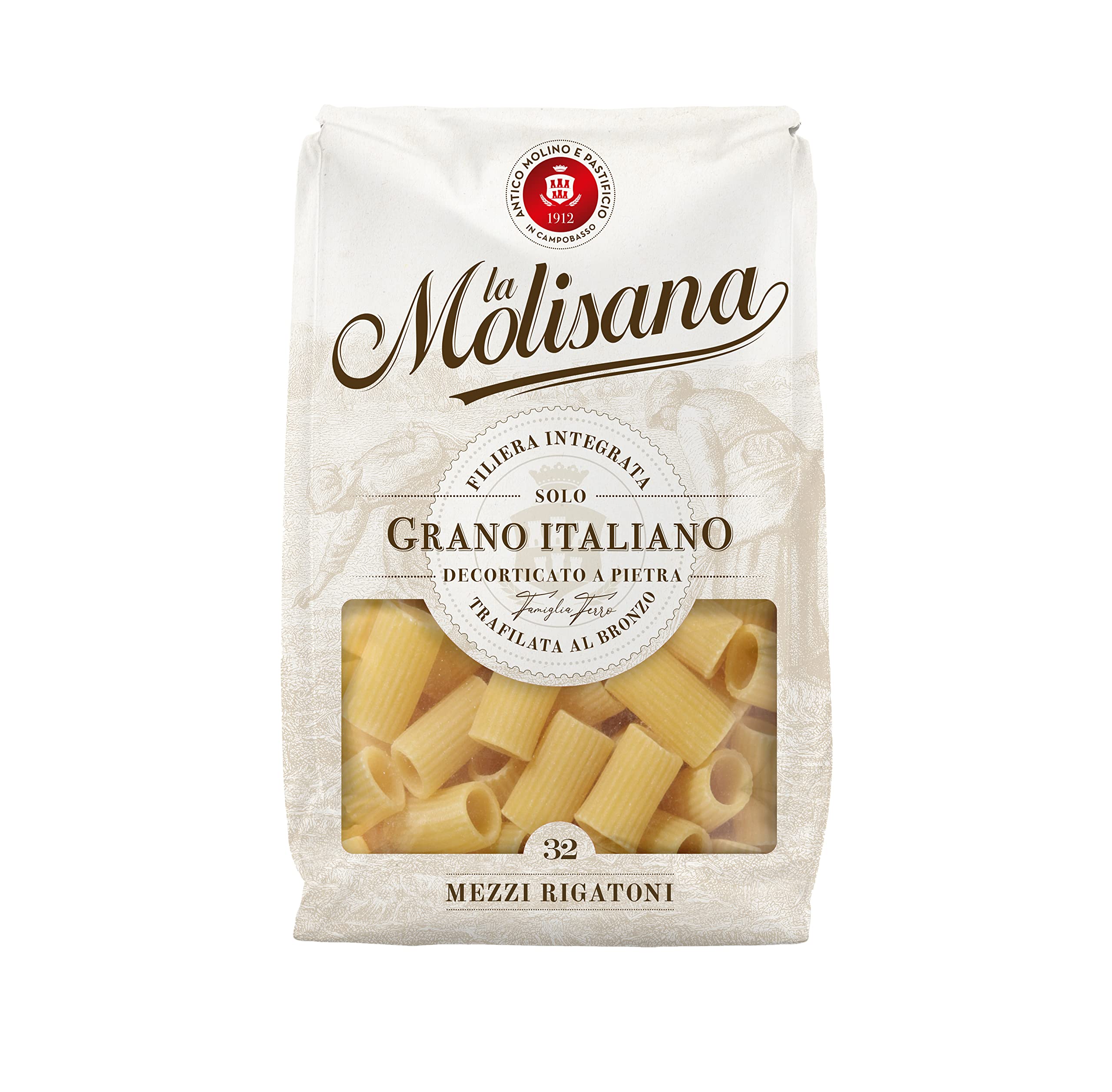 LA MOLISANA MEZZI RIGATONI PASTA NO.32 500G
