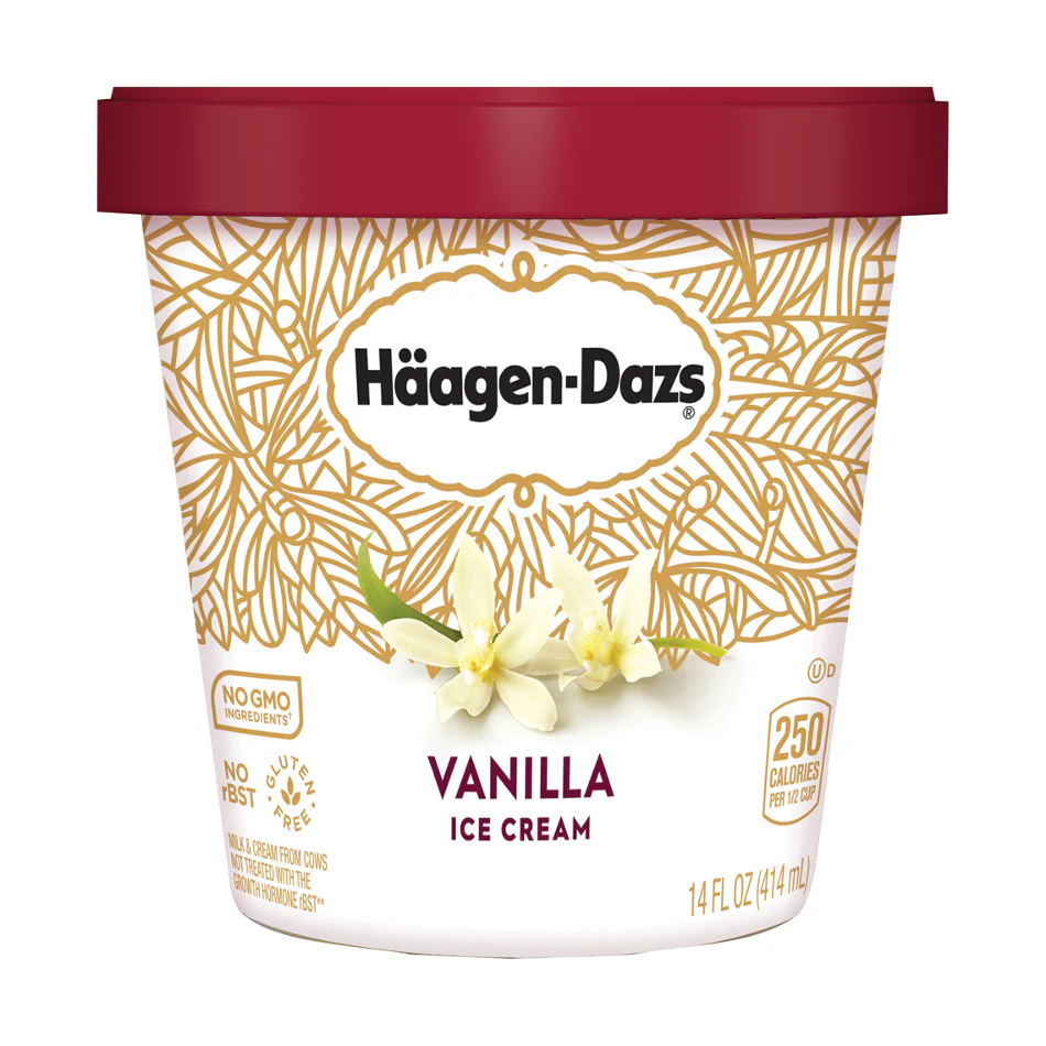HAAGEN-DAZS VANILLA ICE CREAM CUP 87G