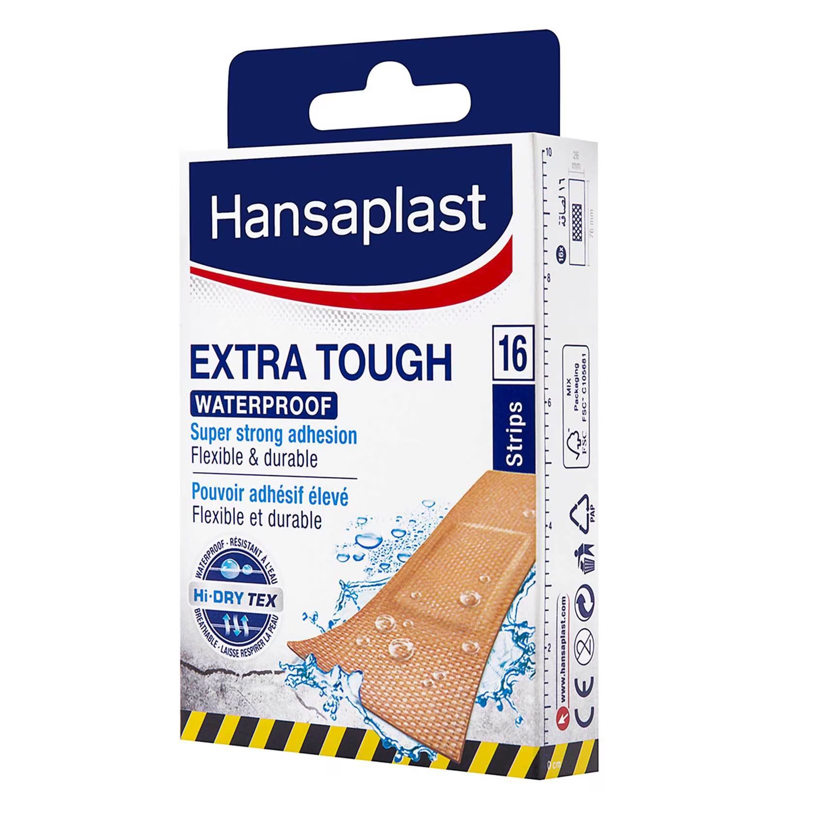 HANSAPLAST BANDAGES EXTRA TOUGH 16S