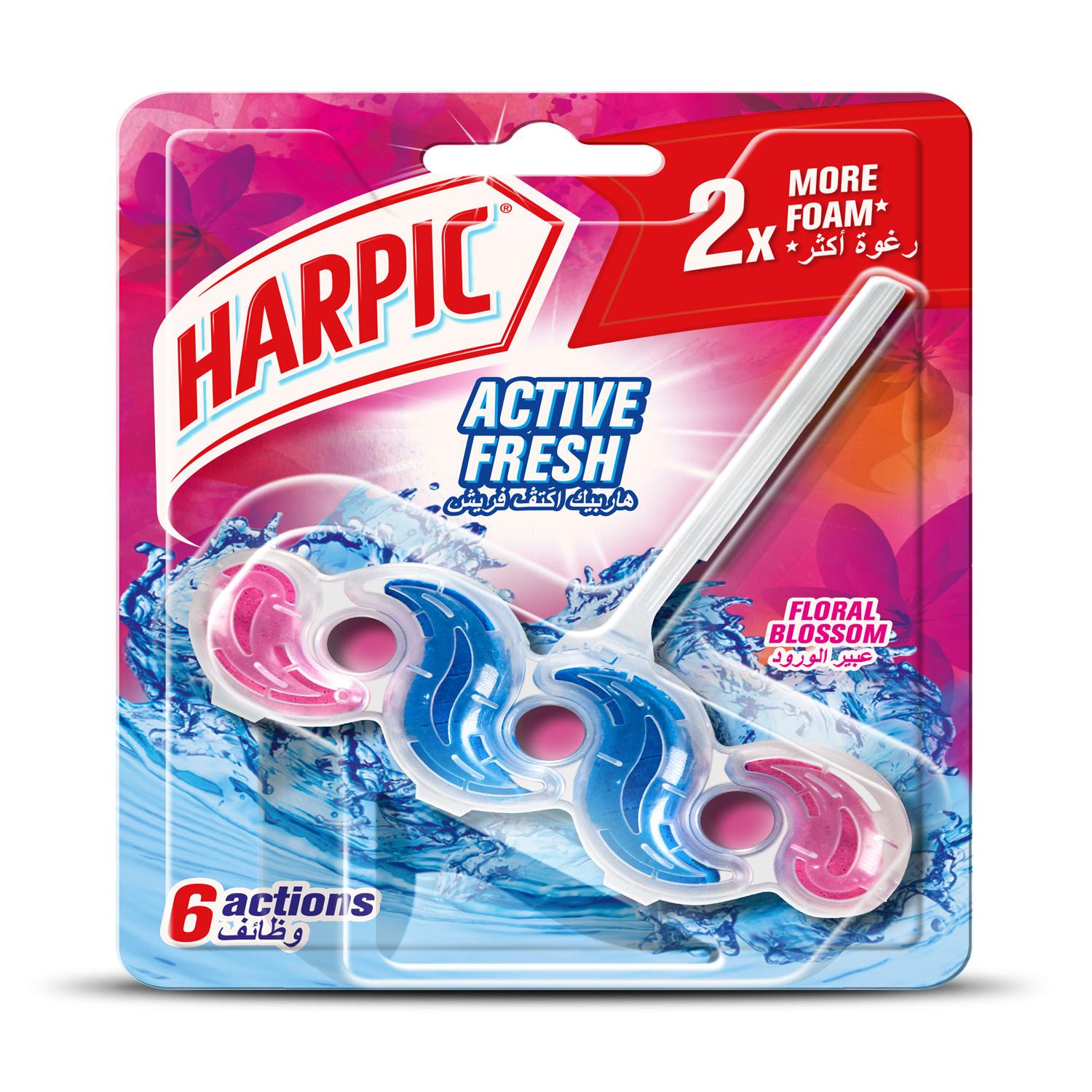 HARPIC TOILET CLEANER ACTIVE FRESH FLORAL BLOSSOM