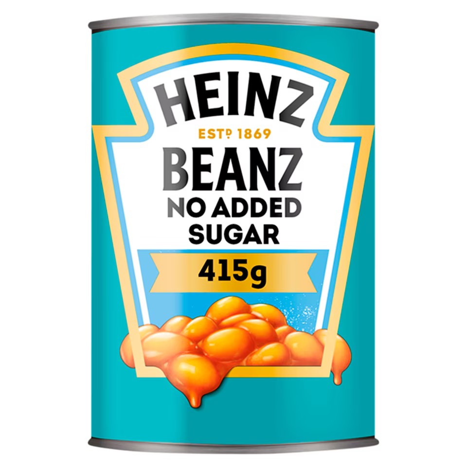 HEINZ BEANZ IN TOMATO SAUCE SUGAR FREE 415G