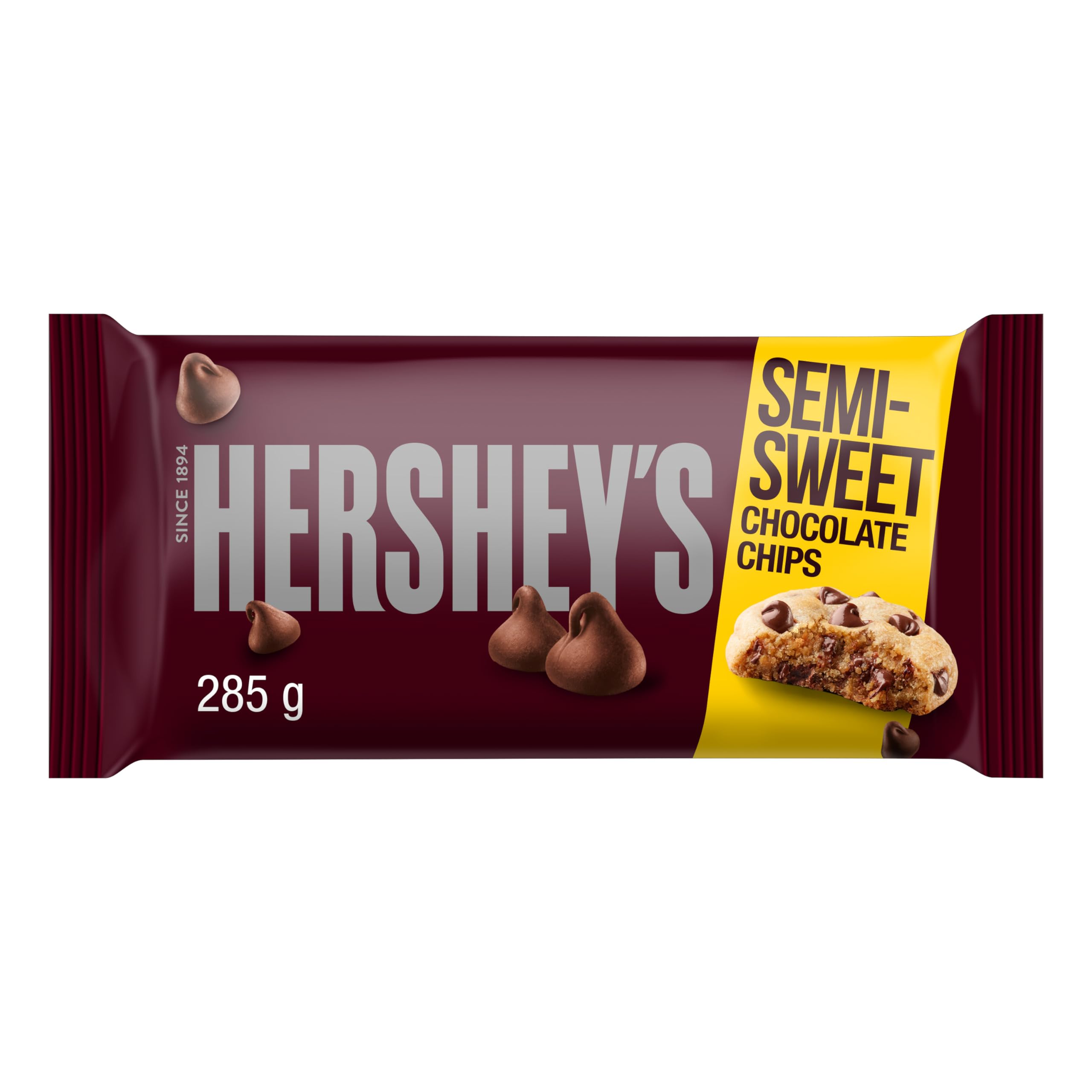HERSHEYS BAKING CHIPS SEMI SWEET 285G