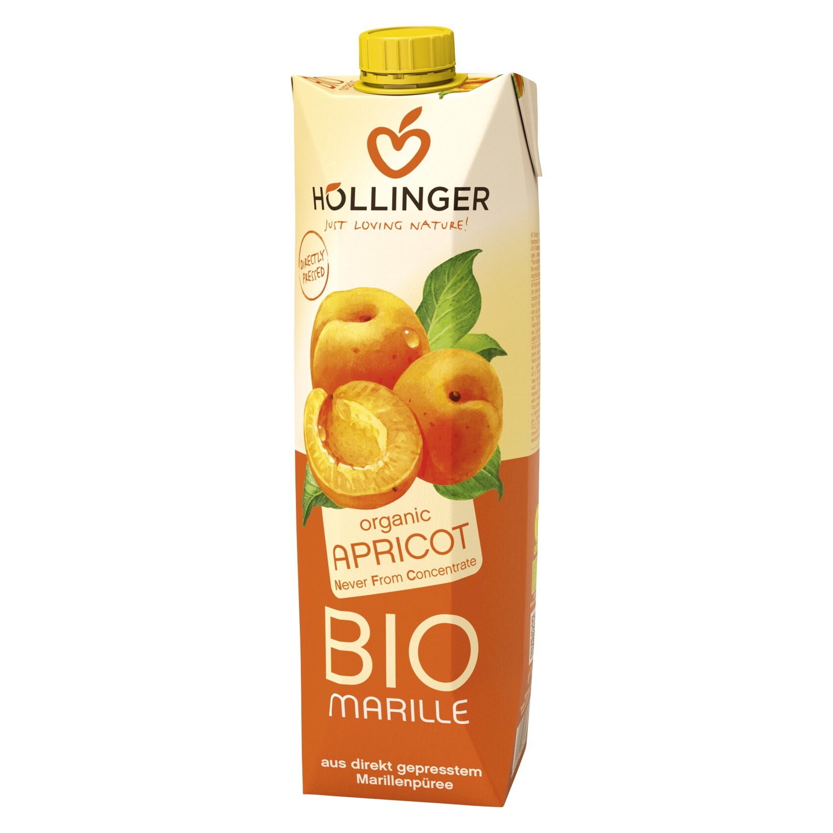 HOLLINGER BIO ORGANIC APRICOT JUICE 1LTR