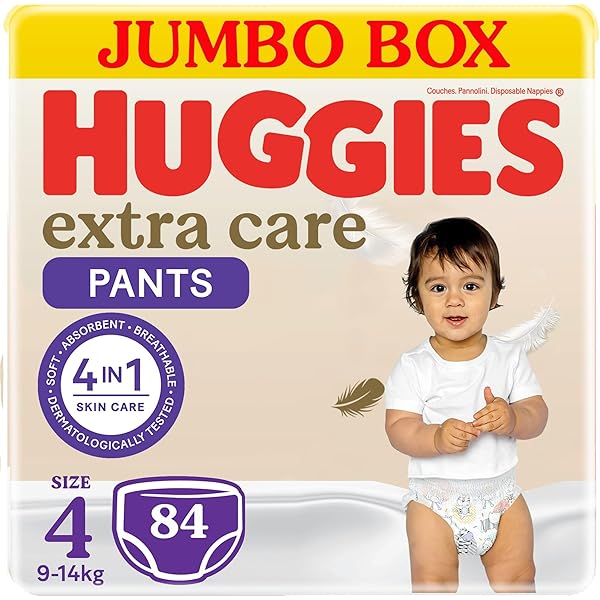 HUGGIES EXTRA CARE BABY PANTS SIZE-4