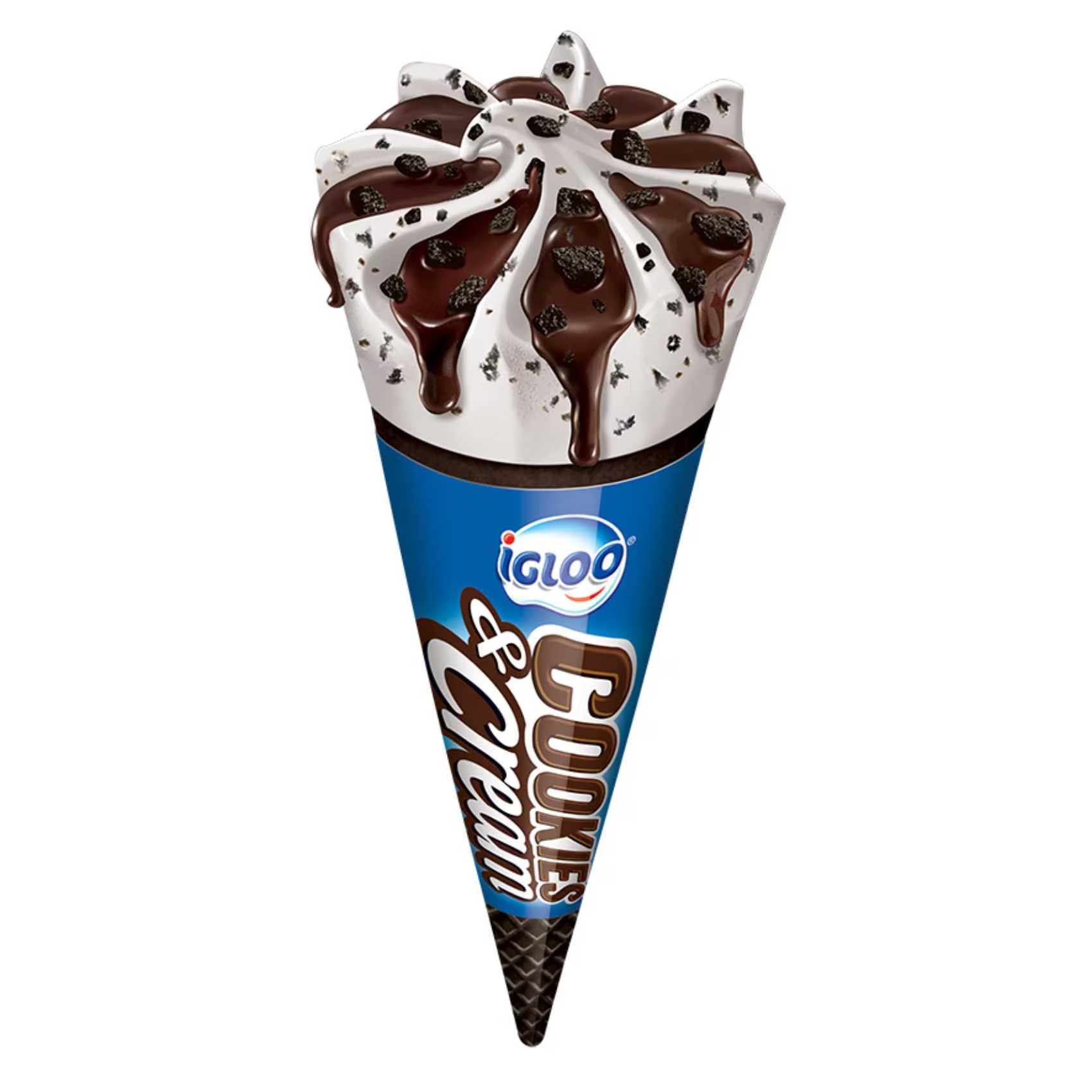 IGLOO ICECREAM CONE COOKIES&CREAM 120ML