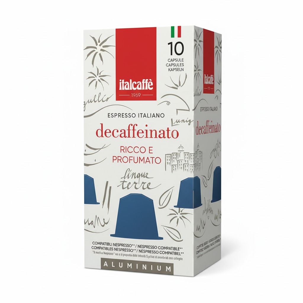 ITALCAFFE COFFEE CAPSULES DECAFFEINATO 50G