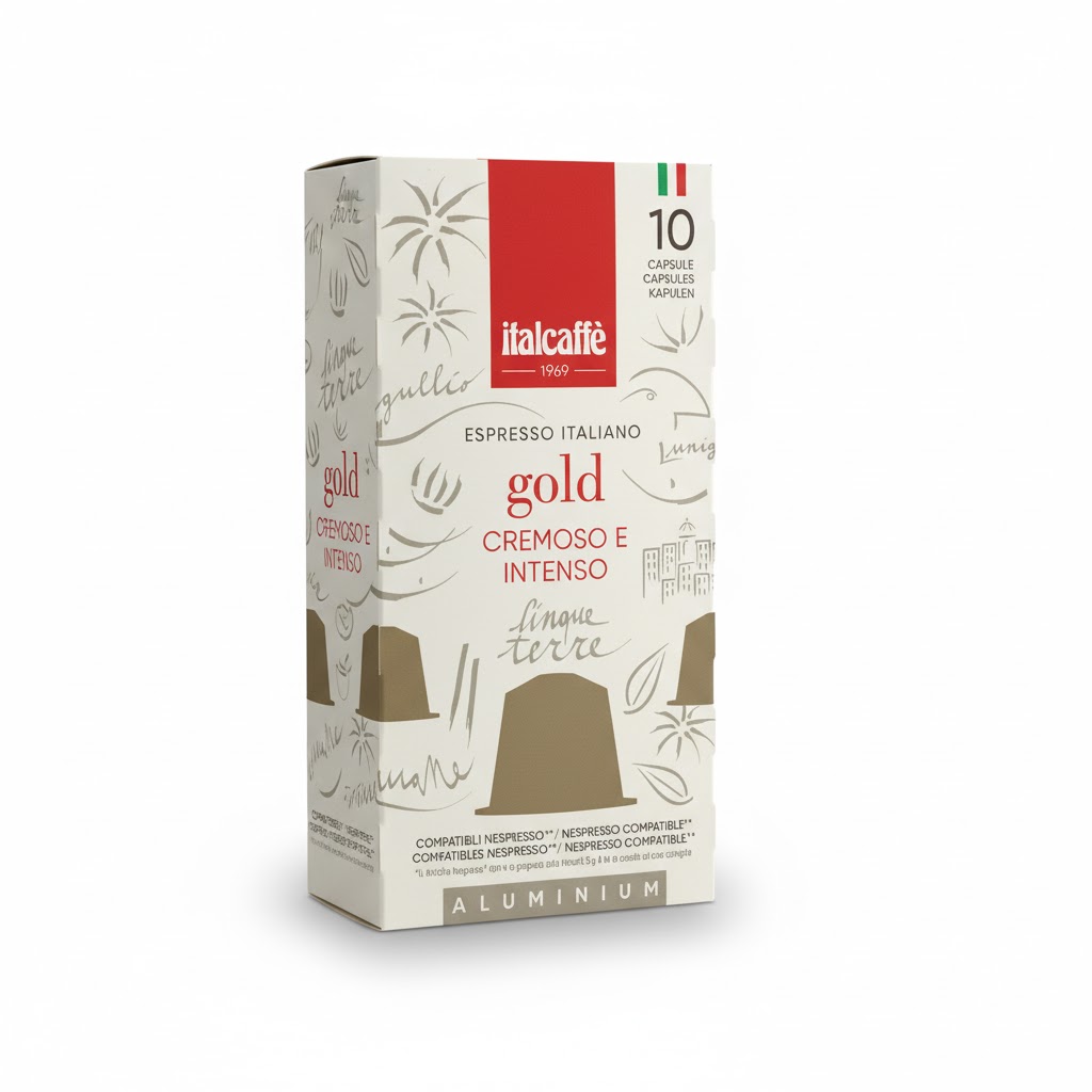 ITALCAFFE COFFEE CAPSULES GOLD CREMOSO E INTENSO 50G