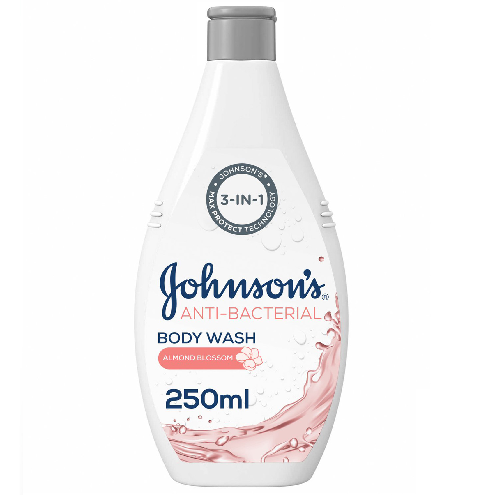JOHNSONS ANTI BACT. BODYWASH ALMOND 250ML