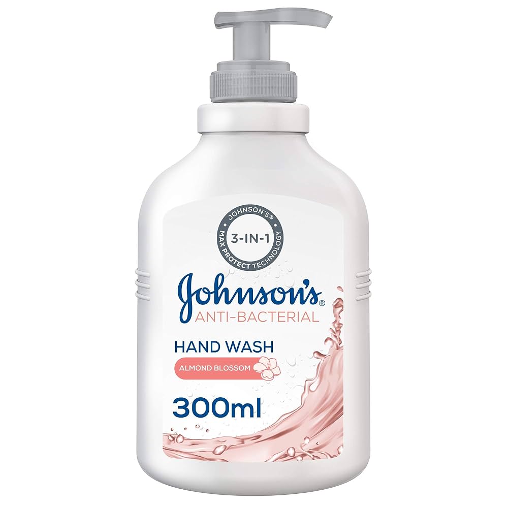 JOHNSONS ANTI BACT. HANDWASH ALMOND 300ML