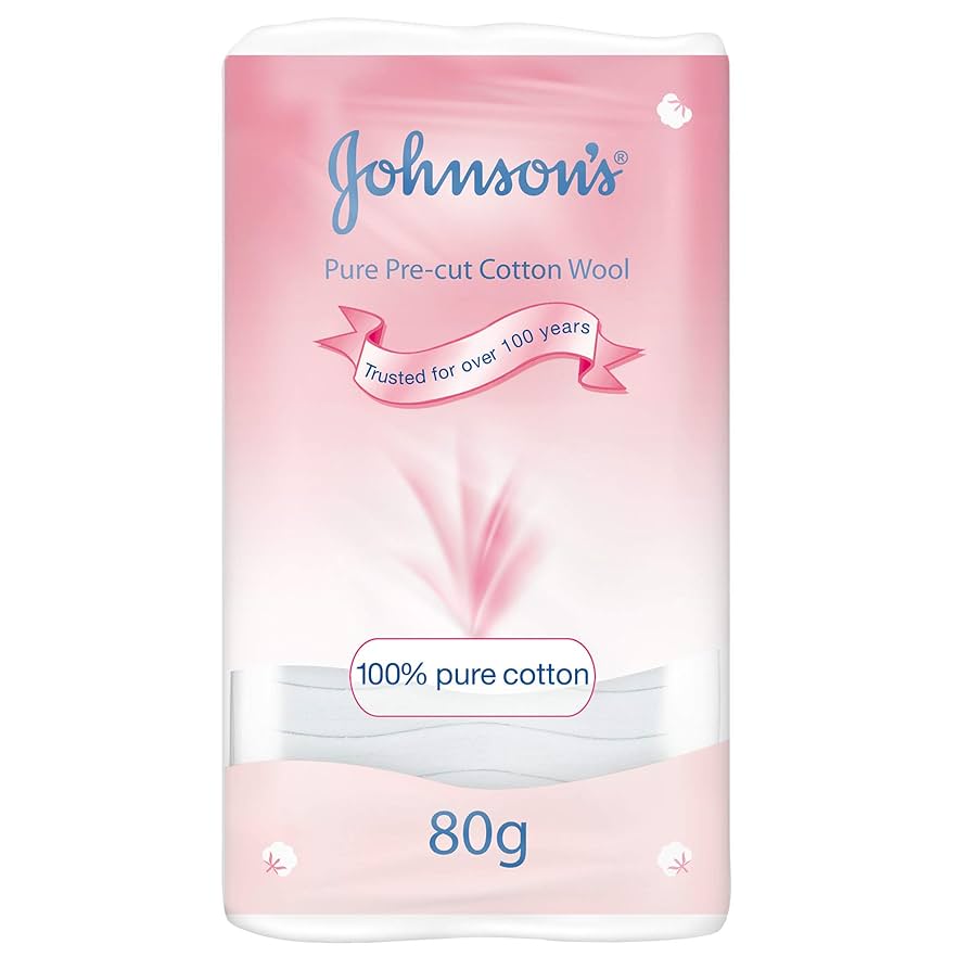 JOHNSONS BABY COTTON WOOL 80G