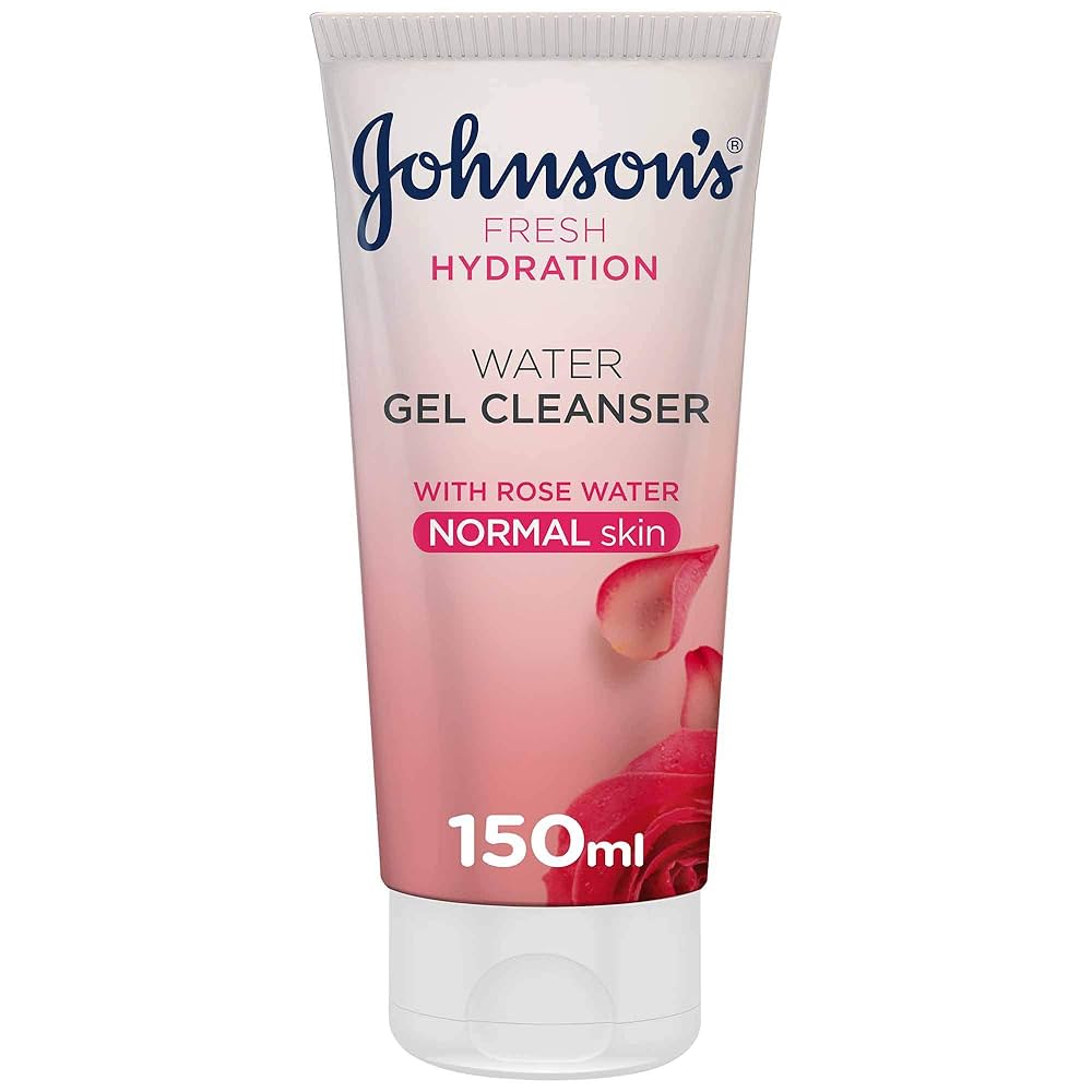 JOHNSONS GEL CLEANSER ROSE WATER 150ML
