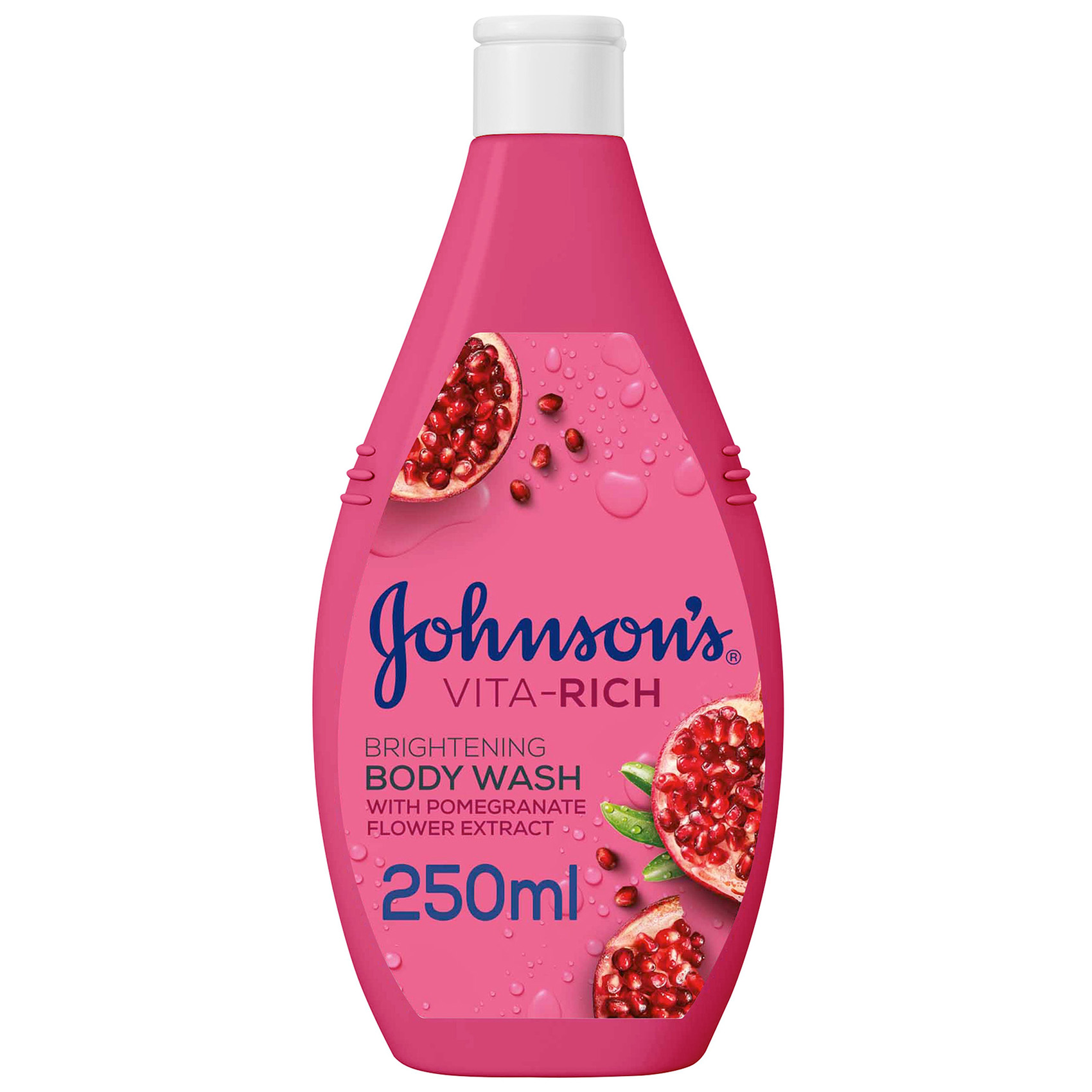JOHNSONS VITA-RICH BODYWASH POMEGRANATE 250ML