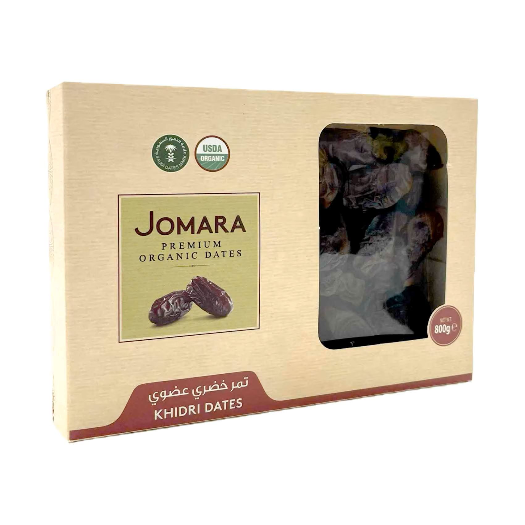 JOMARA ORGANIC KHIDRI DATES 800G