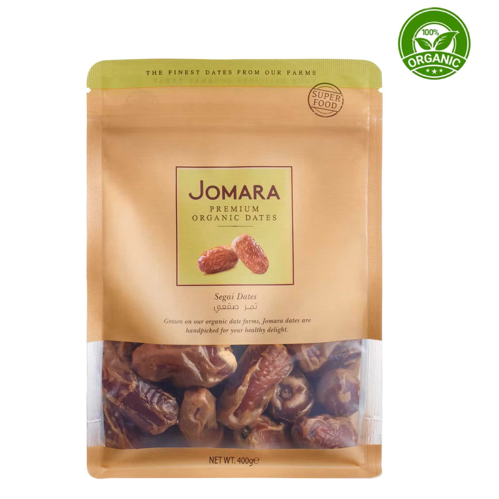 JOMARA ORGANIC SEGAI DATES 400G