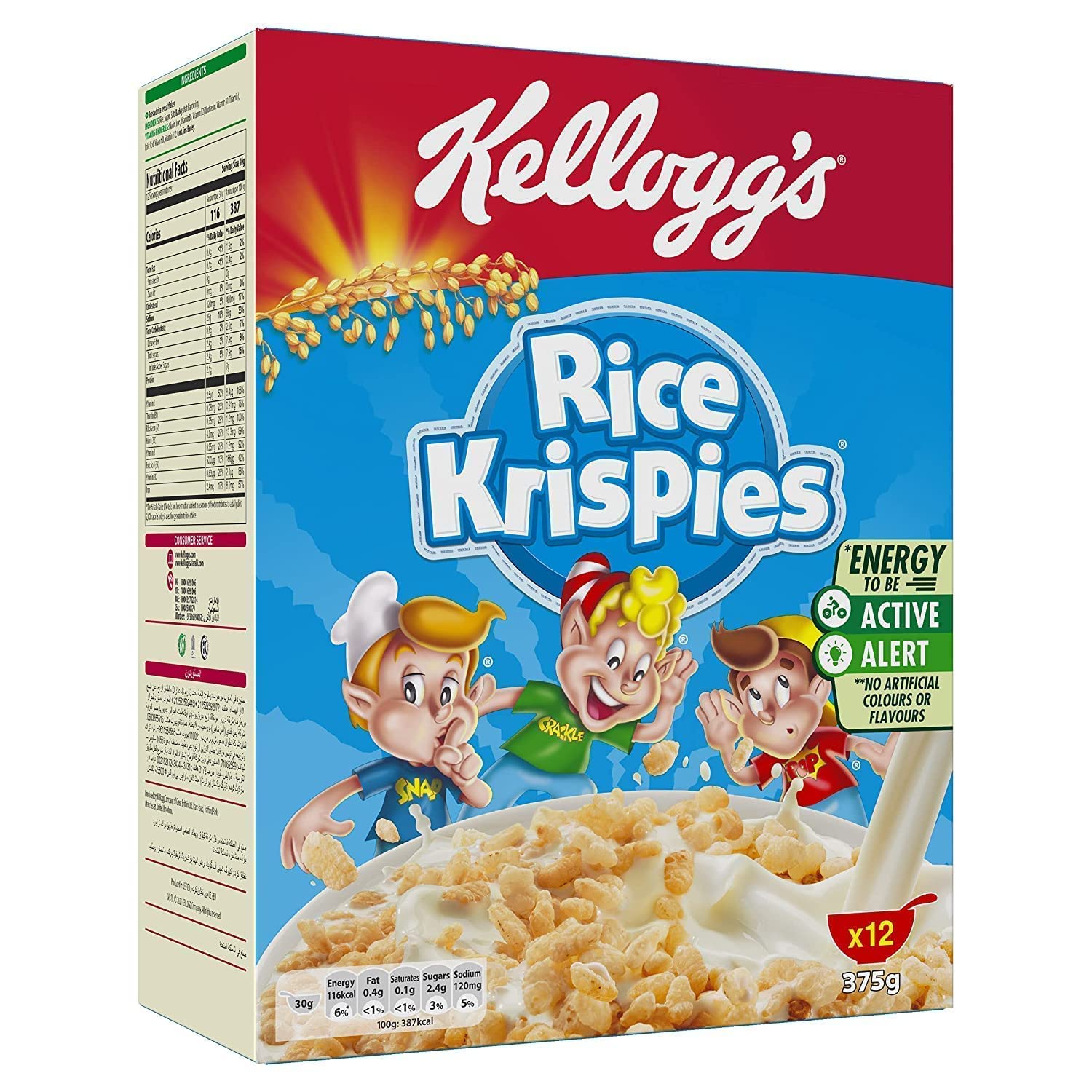 KELLOGGS RICE KRISPIES 375G