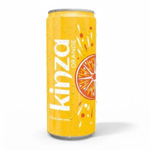 KINZA CARBONATED DRINK ORANGE 250ML