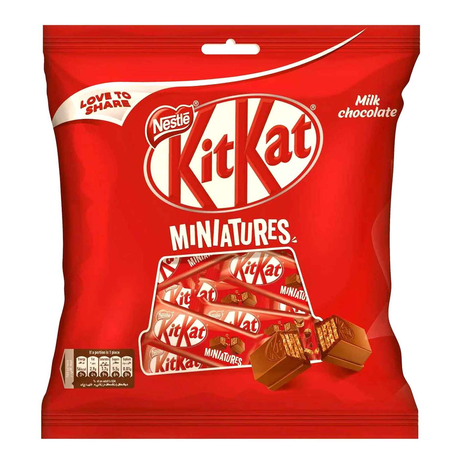 KITKAT MINIATURES POUCH 110G KITKAT MINIATURES POUCH 110G