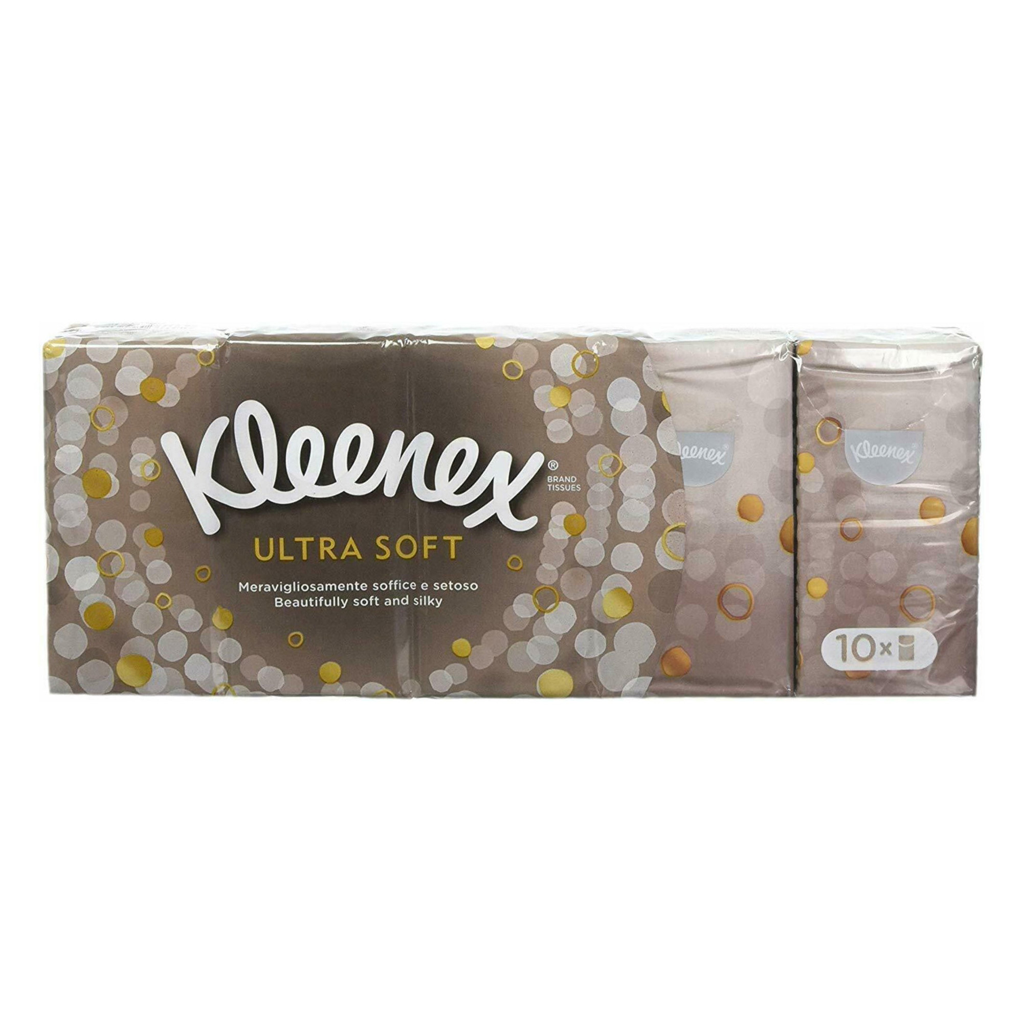 KLEENEX POCKET TISSUES ULTRA SOFT 10S