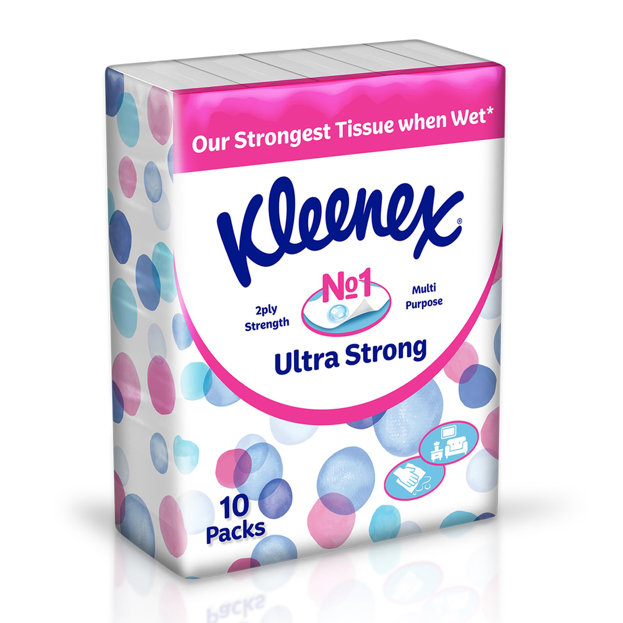 KLEENEX ULTRA STRONG TISSUE 2PLY 114NOS X 10