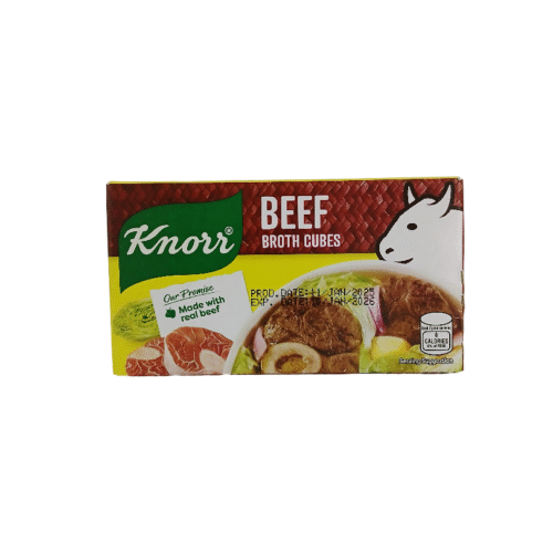 KNORR BEEF BROTH CUBES 60G