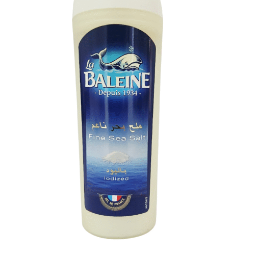 LA BALEINE IODIZED FINE SALT 125G