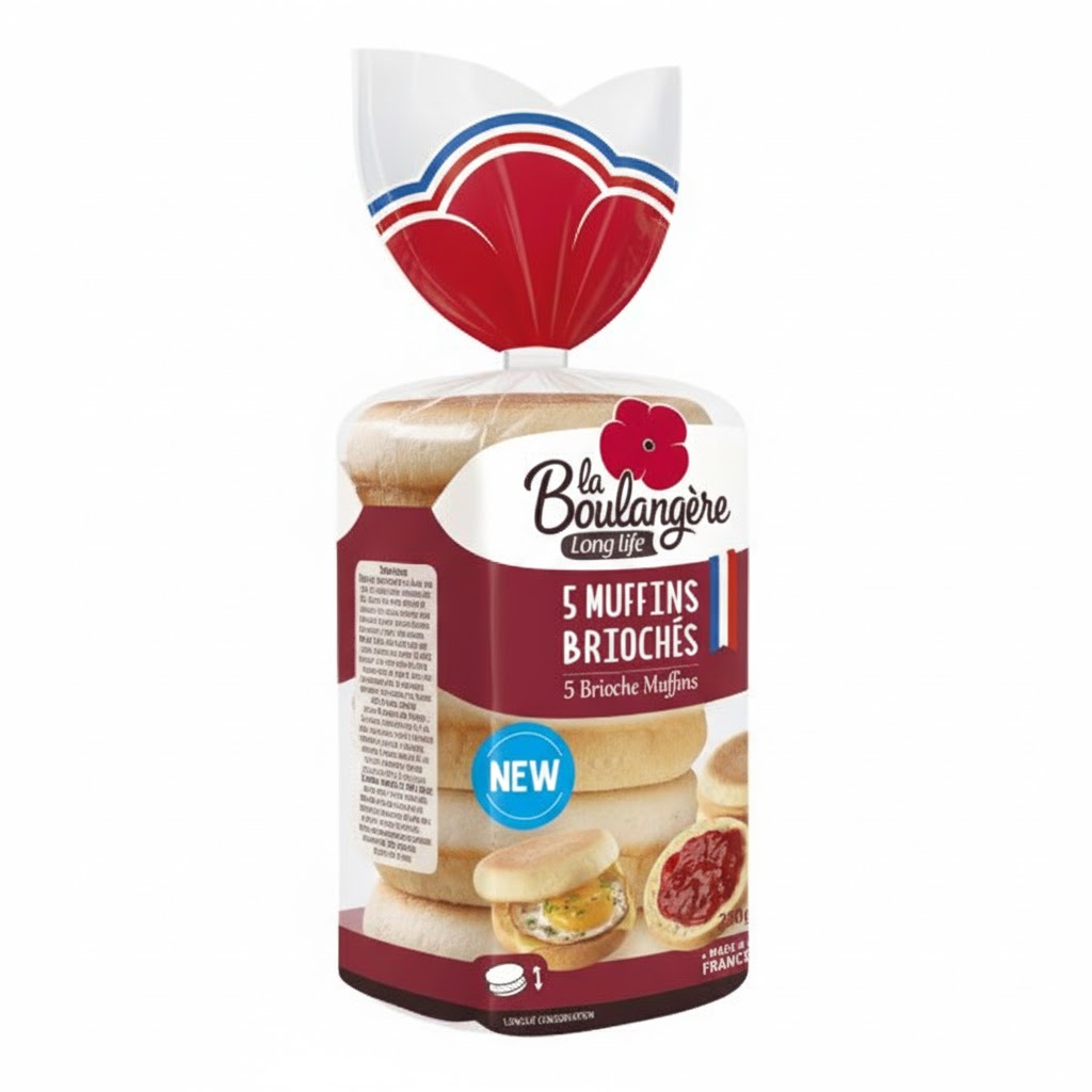 LA BOULANGERE 5 MUFFINS BRIOCHES 250G