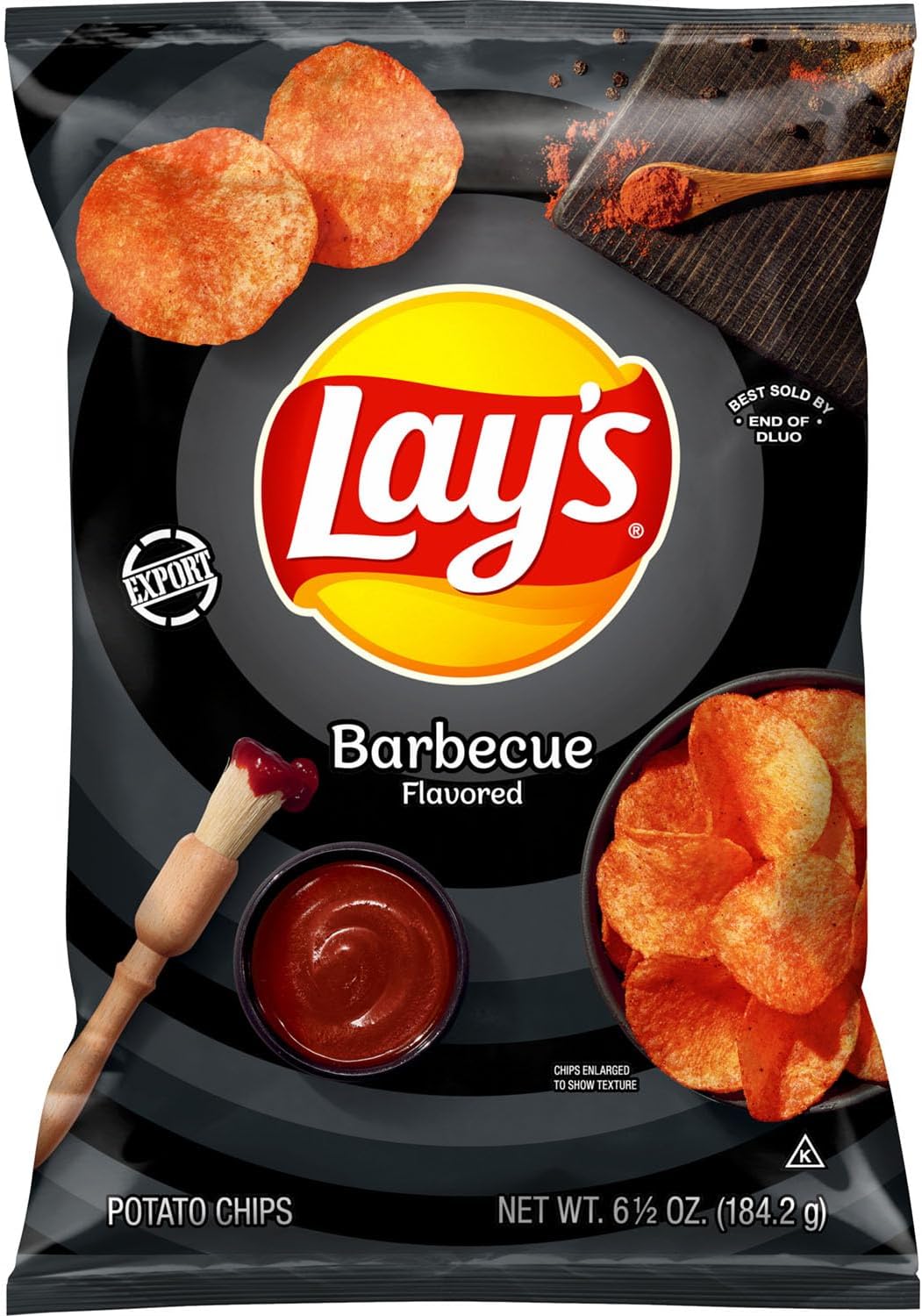 LAYS BARBEQUE FLVR 184G 1 LAYS BARBEQUE FLVR 184G