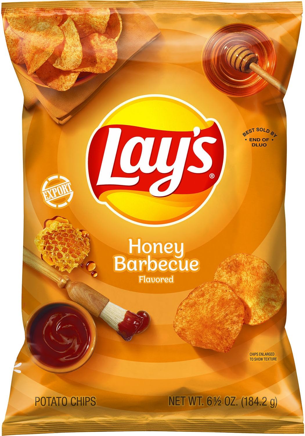 LAYS HONEY BBQ FLVR 184G 1 LAYS HONEY BBQ FLVR 184G