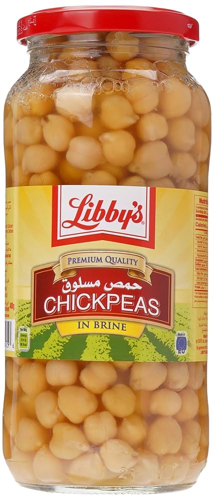 LIBBYS CHICKPEAS IN JAR 540G